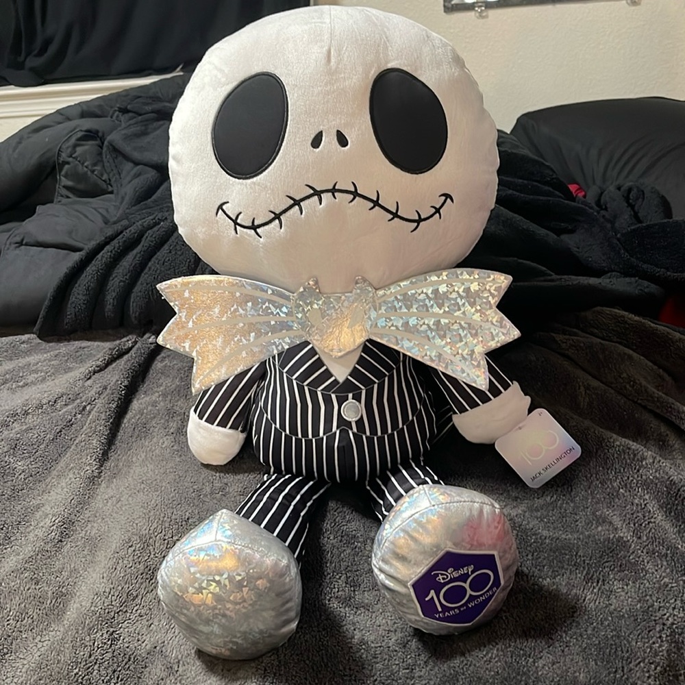 Brand New DISNEY 100 Jack Skellington Stuffy